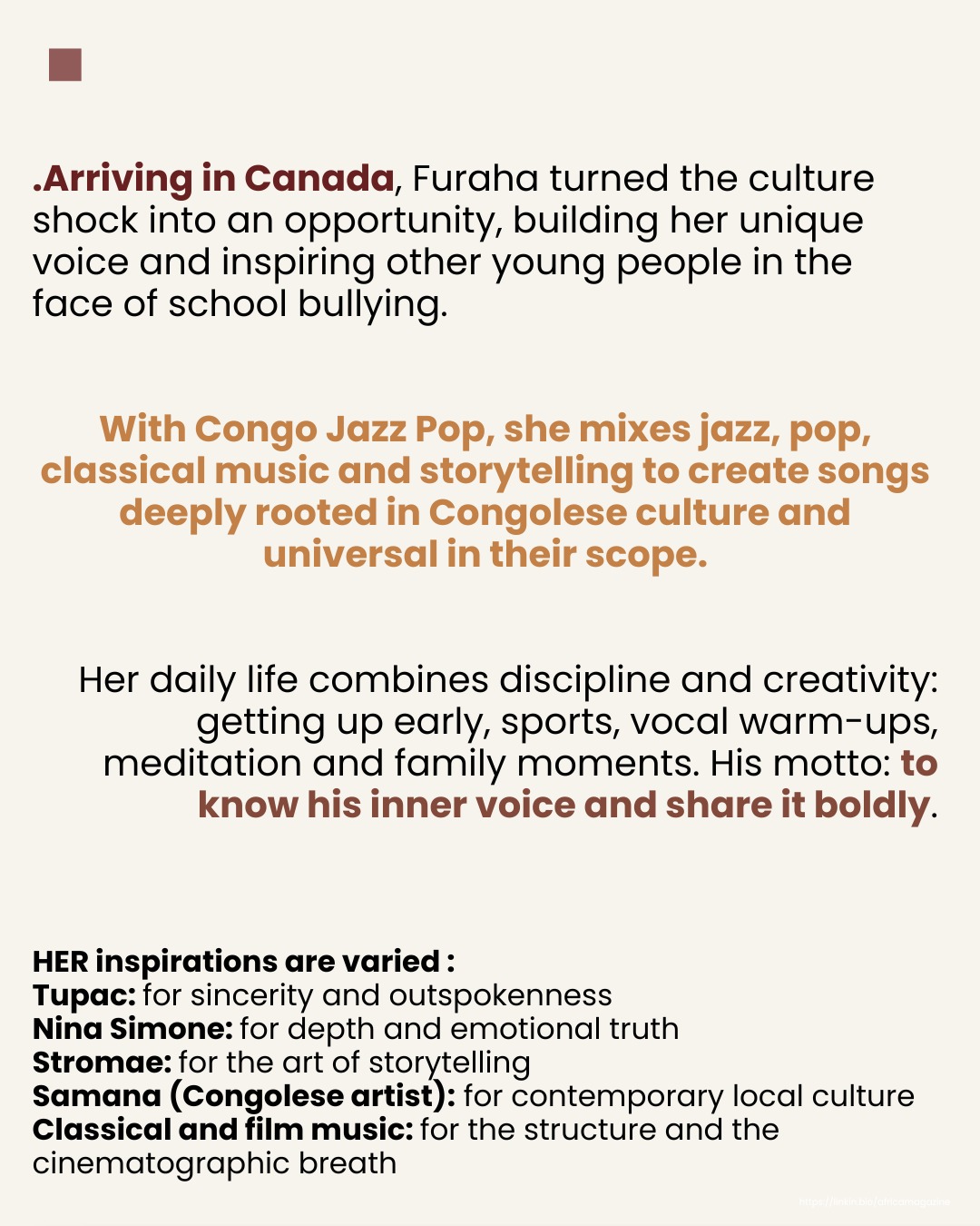 Furaha Sadi - Make Her Proud